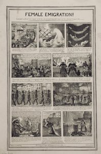 هجرة الإناث !، طبعه R. Redman لـ GS Tregear ، 90 تشيبسايد ، لندن ، أكتوبر 1834 بواسطة دبليو نيومان